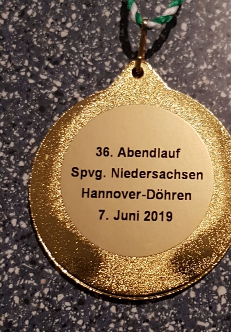 Döhrener Abendlauf Medaille kl