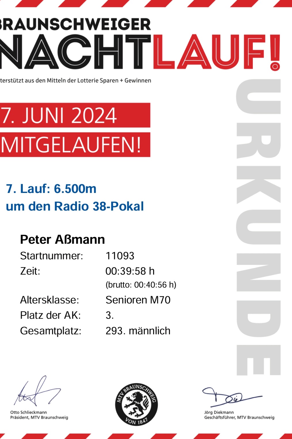 PAss Braunschweig 20240607 Urkunde